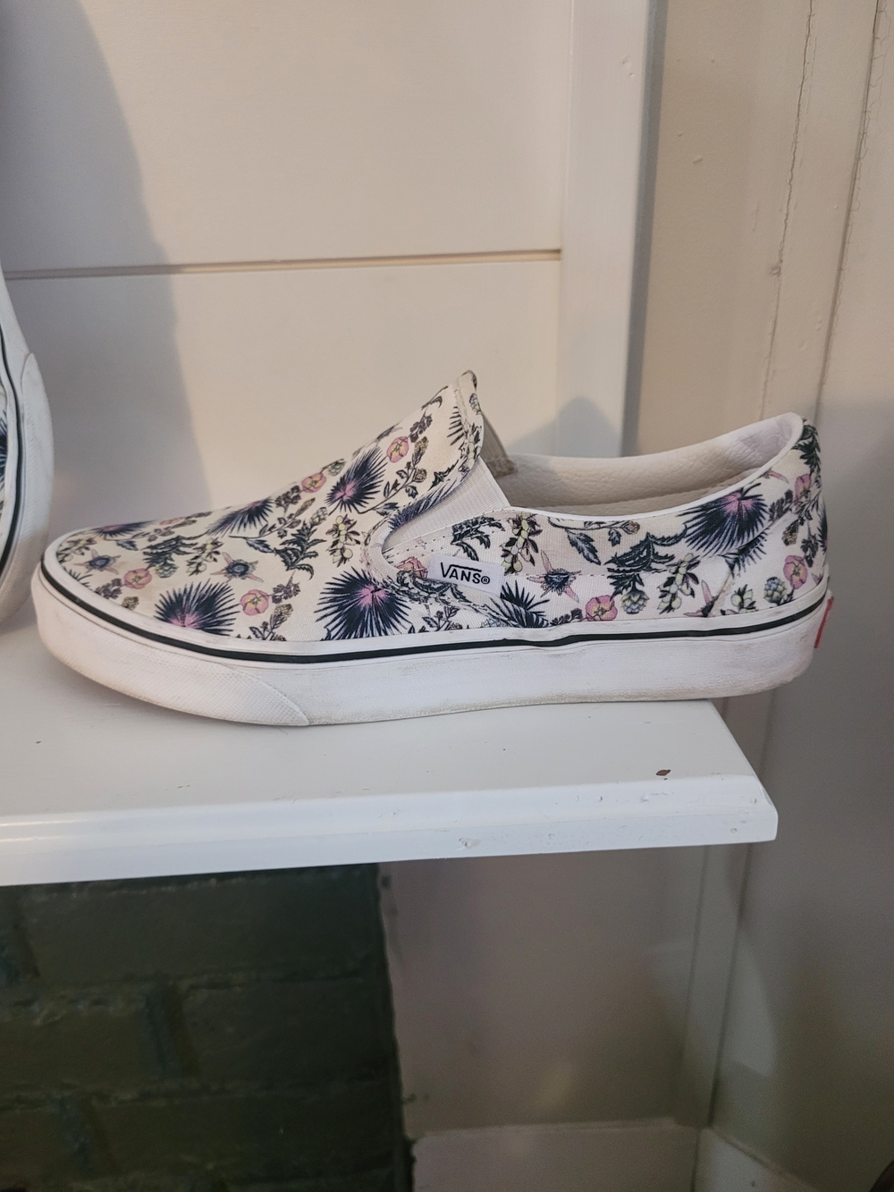 Vans Slip-On Floral Canvas Sneakers - Picture 8 of 13